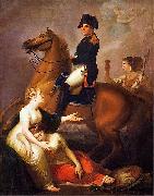 Jozef Peszka Allegorical scene with Napoleon oil painting reproduction